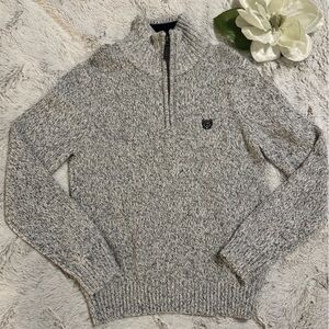 Chaps 1/4 Zip Boys Sweater Sz 8